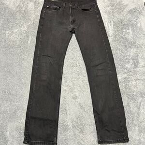 Levi’s 506 Jeans Mens 34 x34 Black Straight Fit Denim Pants